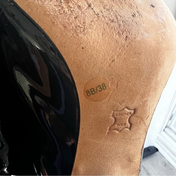 Vince Camuto Delano Slingback Heels Black/Purple 8 - Picture 6 of 6